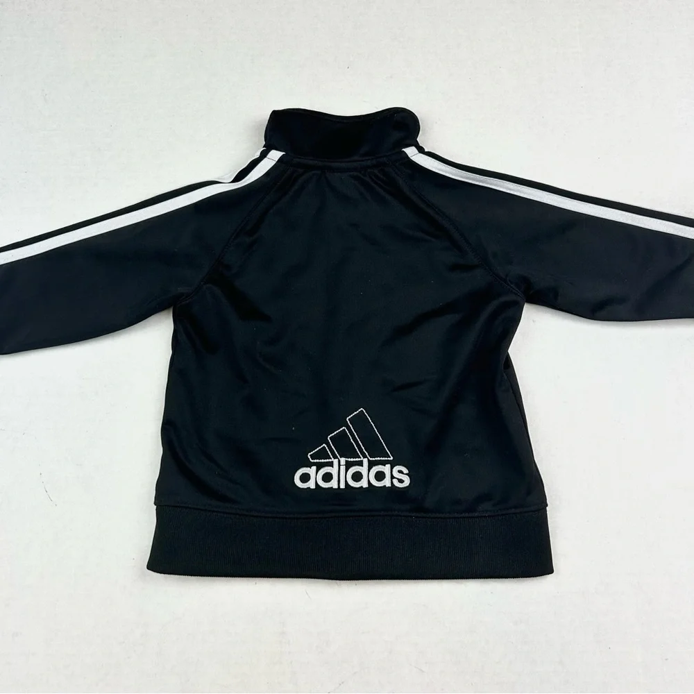 Adidas Black & White Striped Track Suit 12M